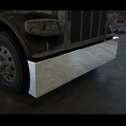 22" American Eagle Style Blind Mount Bumper, No Tow Holes