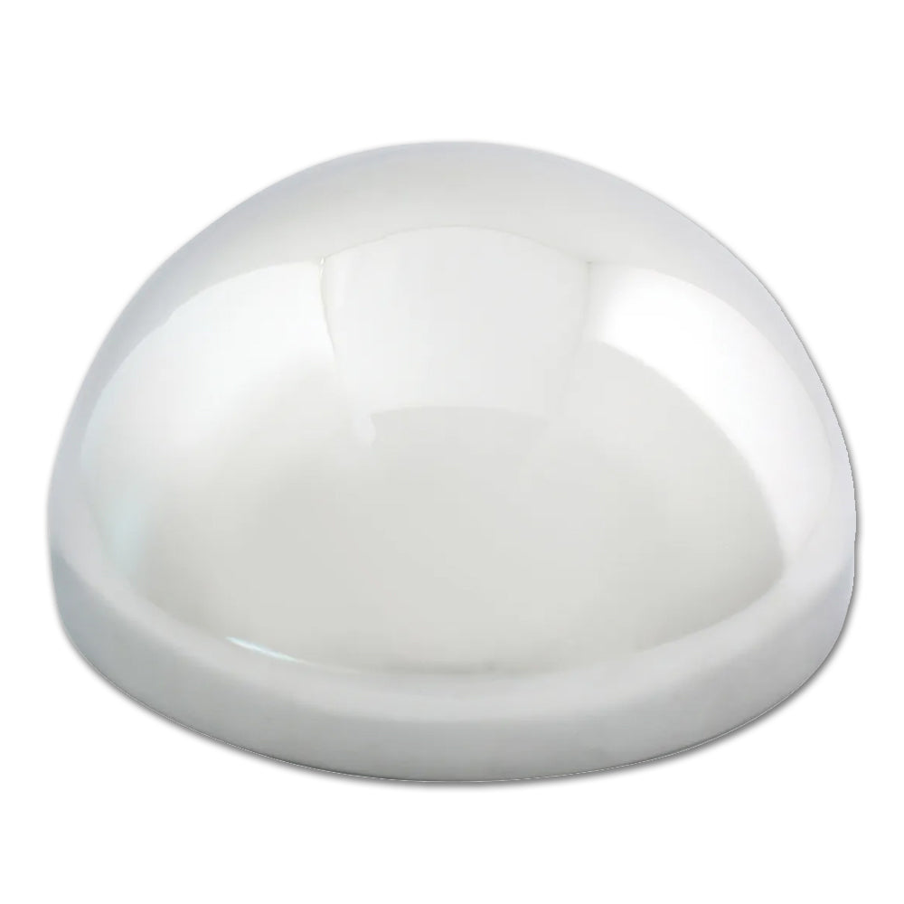 Full Moon Shape Chrome Rear Hub Caps