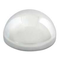 Full Moon Shape Chrome Rear Hub Caps