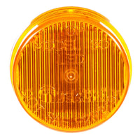 30 Series, 2 Diode, Amber 12V LED Round Marker/Clearance Light