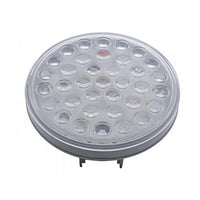 United Pacific - 36 LED 4" Round Light (Stop, Turn & Tail) - Red/Clear Lens