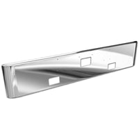 Hendrickson - Peterbilt 379 Stainless Steel 18" Texas Square Bumper