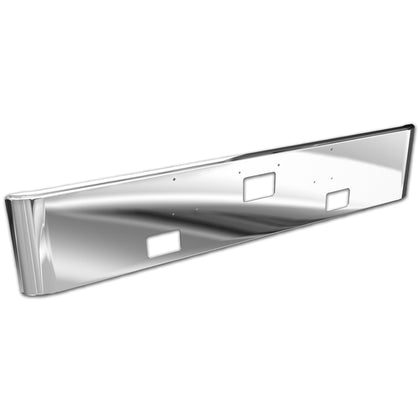 Hendrickson - Peterbilt 379 Stainless Steel 18" Texas Square Bumper