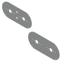 Iowa Customs - 18GA 304 Stainless Steel Above Door Dome Light Plate