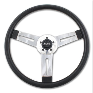 Steering Creations 18" Polyurethane Drivers Series Steering Wheel - Driver 1 & 2