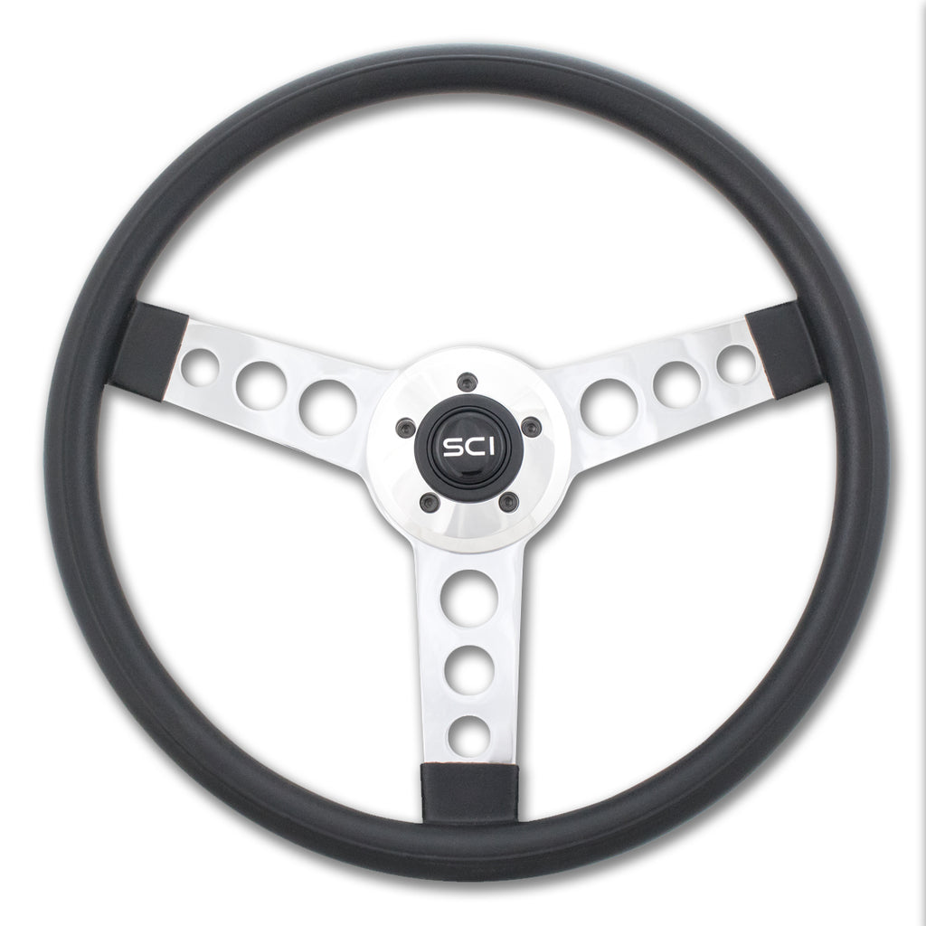 Steering Creations 18" Polyurethane Drivers Series Steering Wheel - Driver 3 & 4