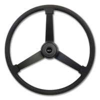 "Mammoth" - 22" Polyurethane Rim Steering Wheel - Painted Black 3-Spokes