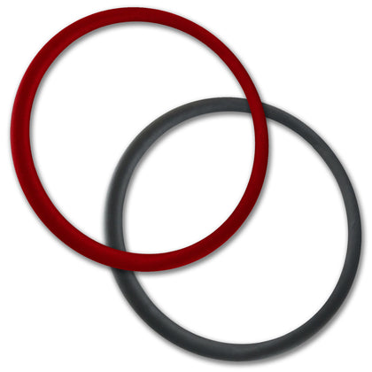 Leather Wrapped Rims For PHOENIX steering Wheel (281-381-77281) (Black or Viper Red)