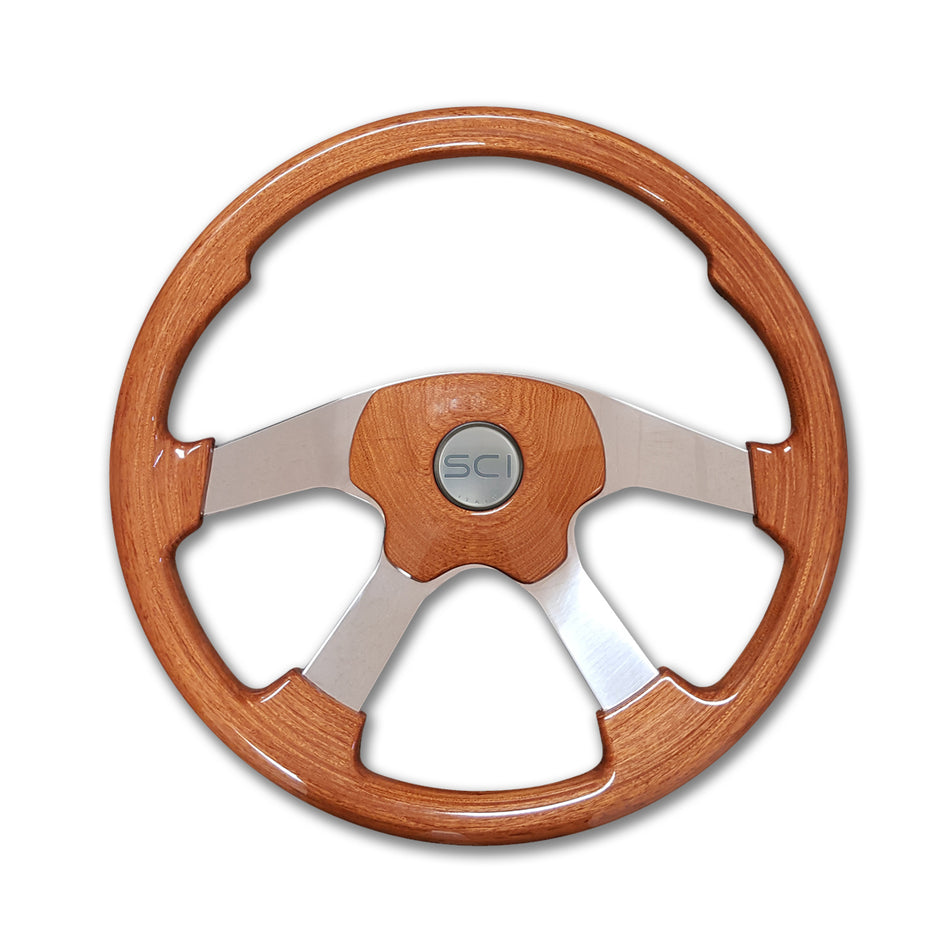 2021 Steering Creations Wildwood Light Mahogany Steering Wheel