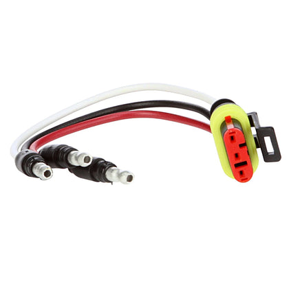 Stop/Turn/Tail Plug, 16 Gauge GPT Wire, Fit 'N Forget S.S., .180 Bullet Terminal, 8 in.