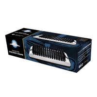 United Pacific - Stainless Shoe/Boot Scraper With Nylon Brush - Blue Brush