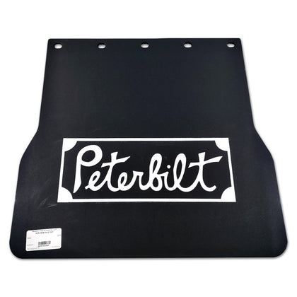 18" x 17" x .320" "Vintage" Peterbilt Logo Front Axle Mudflaps