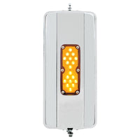 7" X 16" 18 LED Stainless Steel West Coast Mirror - Heated