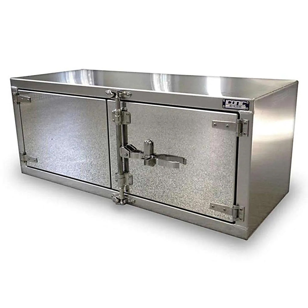 Iconic Metal Gear - 18"H X 24"D X 60" Smooth Aluminum Tool Box w Camlock