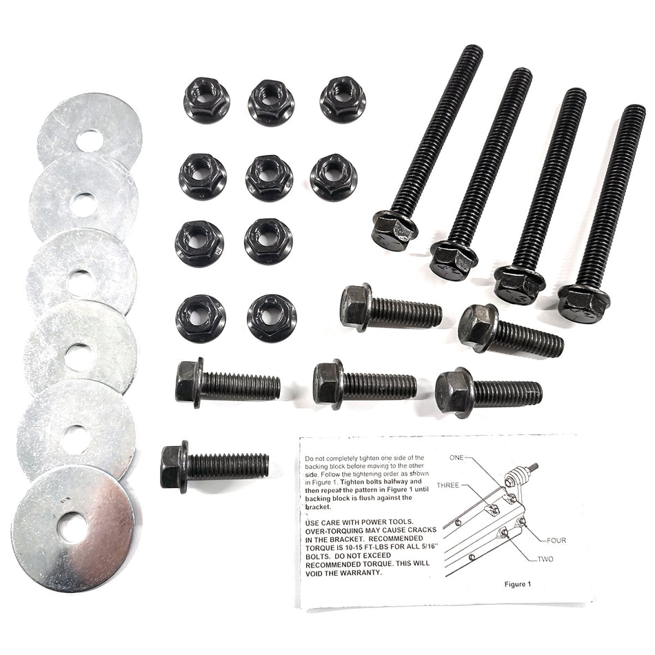 Minimizer - Plastic Fender Arm Hardware Kit