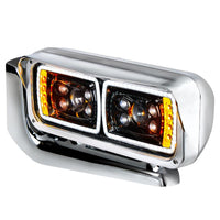 "Blackout" Projection Headlight Assembly w/ Mount Arm