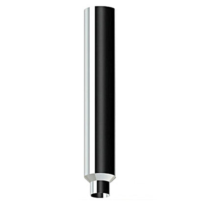 Grand Rock - 7" x 48" Chrome Monster Flat Top Reduced to 5" O.D. Exhaust Stack
