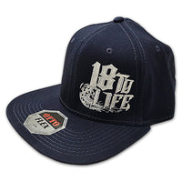 Hot Rig's "18 to Life" Fitted Cap (Black, Grey or Navy Blue)