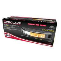 7" 'Strobe Series' Half Moon Flood LED Work Lamp with Amber Strobe