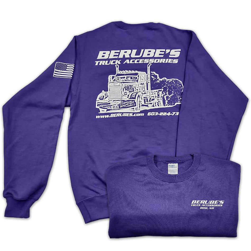 Burn Out Crew Neck Sweatshirt