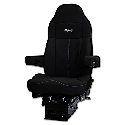 Seats Inc.™ Legacy "Silver" Black Cloth, High Back (No Armrests)
