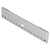 Valley Chrome - 18" Peterbilt Road Runner Bumper w 15 x 2" Light & Step Holes