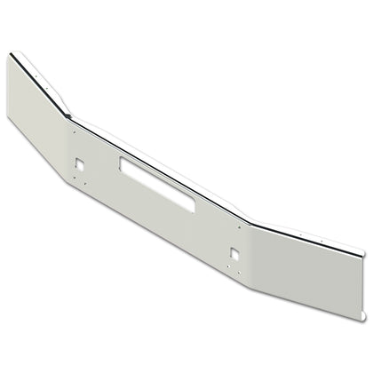 2004+ Kenworth 800, T800 Conventional 7" Break Back 14" High 7GA Steel Chrome w Bolt, Tow, Vent & 9 Oval Light Holes