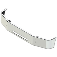 Peterbilt 335/337 20" Steel Chrome 10GA Break Back Bumper w Tow, Vent & Mount Holes