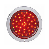 40 LED 4" Flange Mount Deep-Dish Stop/Turn/Tail Light (Red LEDs)