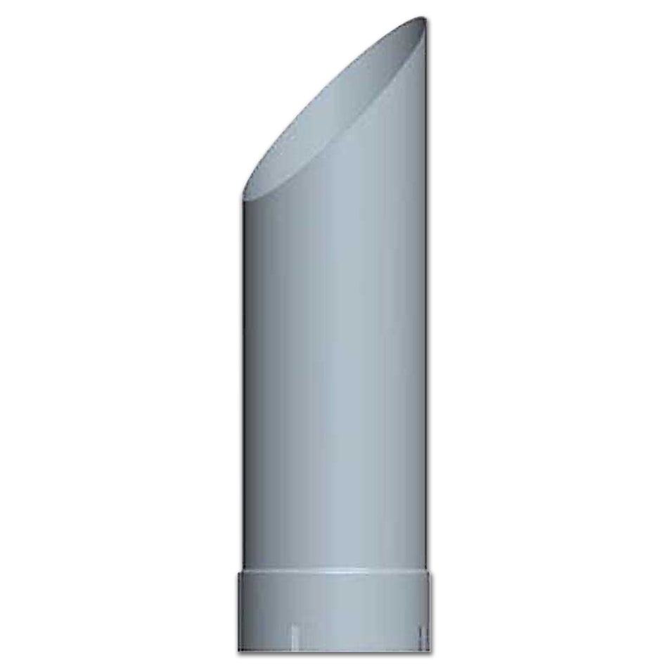 Lincoln Industries - 5" x 84" Chrome Mitered 5" I.D. Exhaust Stack