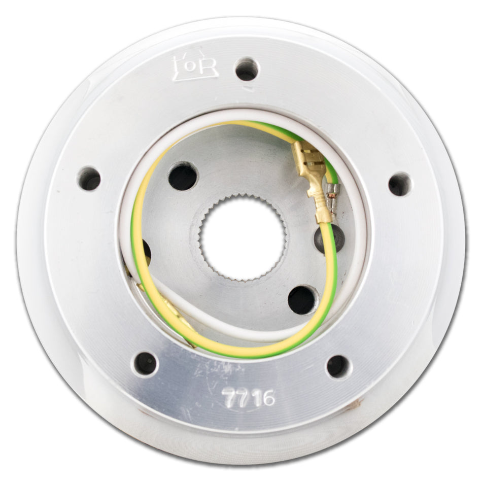 01"- 02" Kenworth or 98"- 05" Peterbilt Polished Aluminum Finish 5-Hole Bolt Pattern Steering Hub