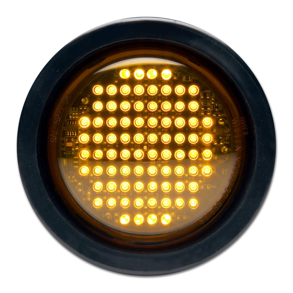 Whelen - 4" Round 2G Series Super-LED® 5mm LED Grommet Mount Lightheads (Amber)