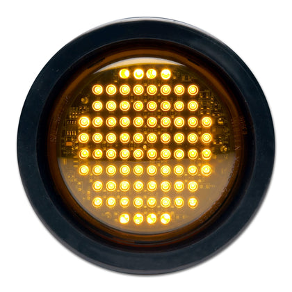 Whelen - 4" Round 2G Series Super-LED® 5mm LED Grommet Mount Lightheads (Amber)