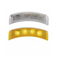 United Pacific - 4 LED Headlight Turn Signal Light - Amber LED/Clear Lens or Amber LED/Amber Lens