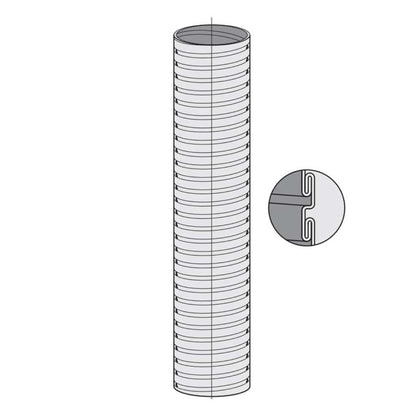 DynaFlex - 6 inch Diameter x 48 or 24 inch Length Flex Pipe