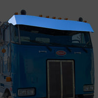 Aranda - Peterbilt 362 13" to 9" 18 Ga. Stainless Steel Bow Tie Visor