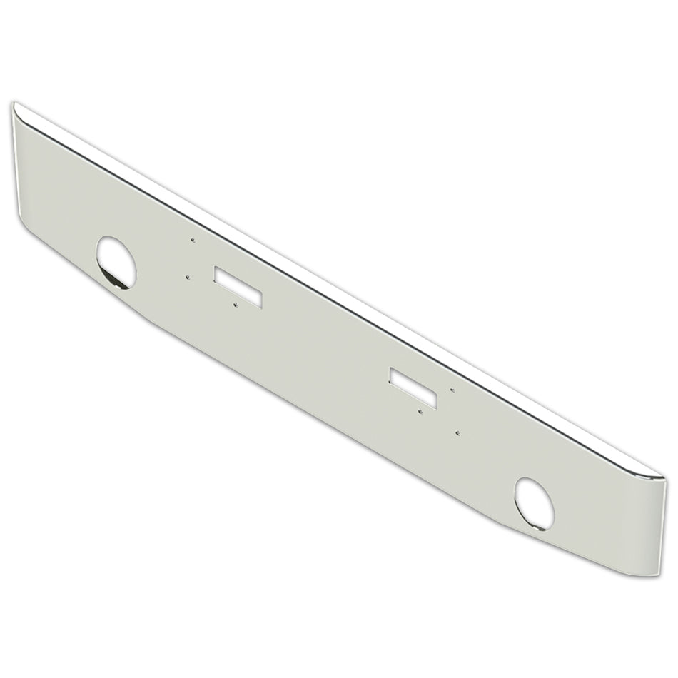 Valley Chrome - 67'-84' Western Star Conventional 18" Boxed End 10GA Steel Chrome Bumper