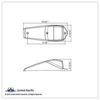 17 LED Reflector Grakon 5000 Style Cab Light Kit - Amber LED/Clear Lens or Amber LED/Amber Lens