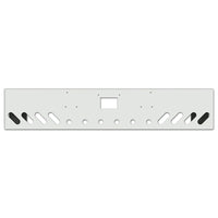 Valley Chrome Peterbilt 379 18" Box End Square 7GA Steel Chrome Bumper w 8 Oval Light Holes