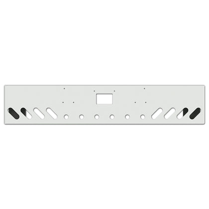 Valley Chrome Peterbilt 379 18" Box End Square 7GA Steel Chrome Bumper w 8 Oval Light Holes