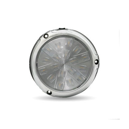 Trux - Chrome Peterbilt LED Interior Projector Dome Light w 6 Color Aux. LED