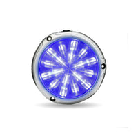 Trux - Chrome Peterbilt LED Interior Projector Dome Light w 6 Color Aux. LED