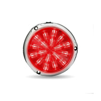 Trux - Chrome Peterbilt LED Interior Projector Dome Light w 6 Color Aux. LED