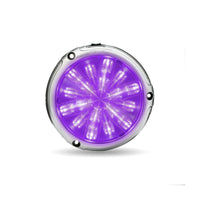 Trux - Chrome Peterbilt LED Interior Projector Dome Light w 6 Color Aux. LED