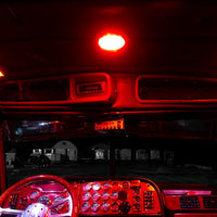 Trux - Chrome Peterbilt LED Interior Projector Dome Light w 6 Color Aux. LED
