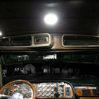 Trux - Chrome Peterbilt LED Interior Projector Dome Light w 6 Color Aux. LED