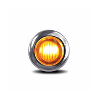 Trux .75" Dual Revolution Amber Marker to Pink Aux. Round LED Light (2 Diodes)