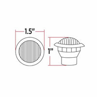 Trux .75" Dual Revolution Amber Marker to Pink Aux. Round LED Light (2 Diodes)