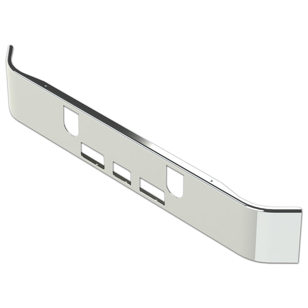 1994-2004 Mack CH 14" Set Forward Axle 10GA Steel Chrome Bumper