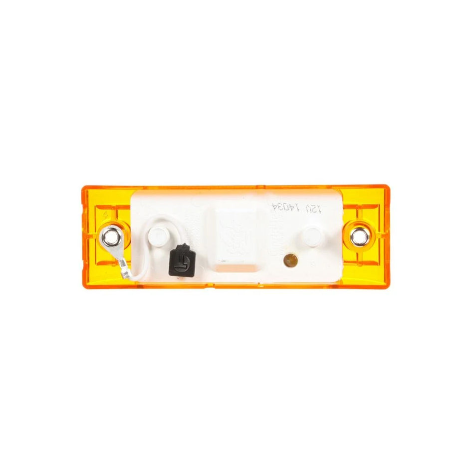 Super 21 Incandescent Yellow, Rectangular 1 Bulb Marker Clearance Light